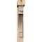 Ekena Millwork Merced Block Smooth Bracket w/ Offset Brace, Douglas Fir, 5 1/2"W x 32"D x 32"H BKT0604X32X32MRC05SDF - alternate 2